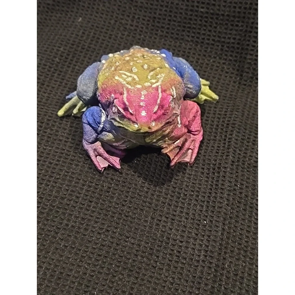 Handmade Resin‎ Toad Multi Colored Gift Decoration 643